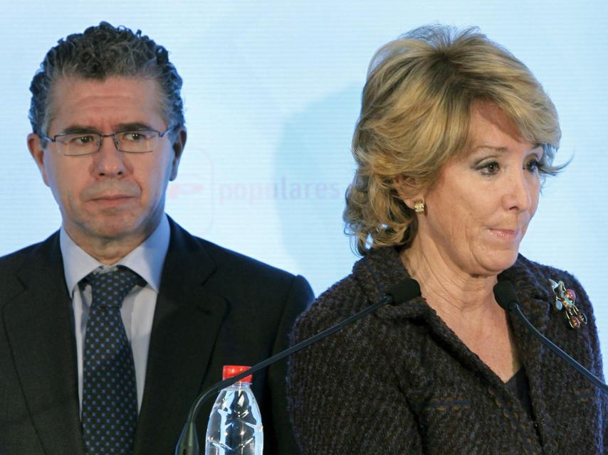 Granados y Aguirre, tras un comité de dirección del PP madrileño en 2010