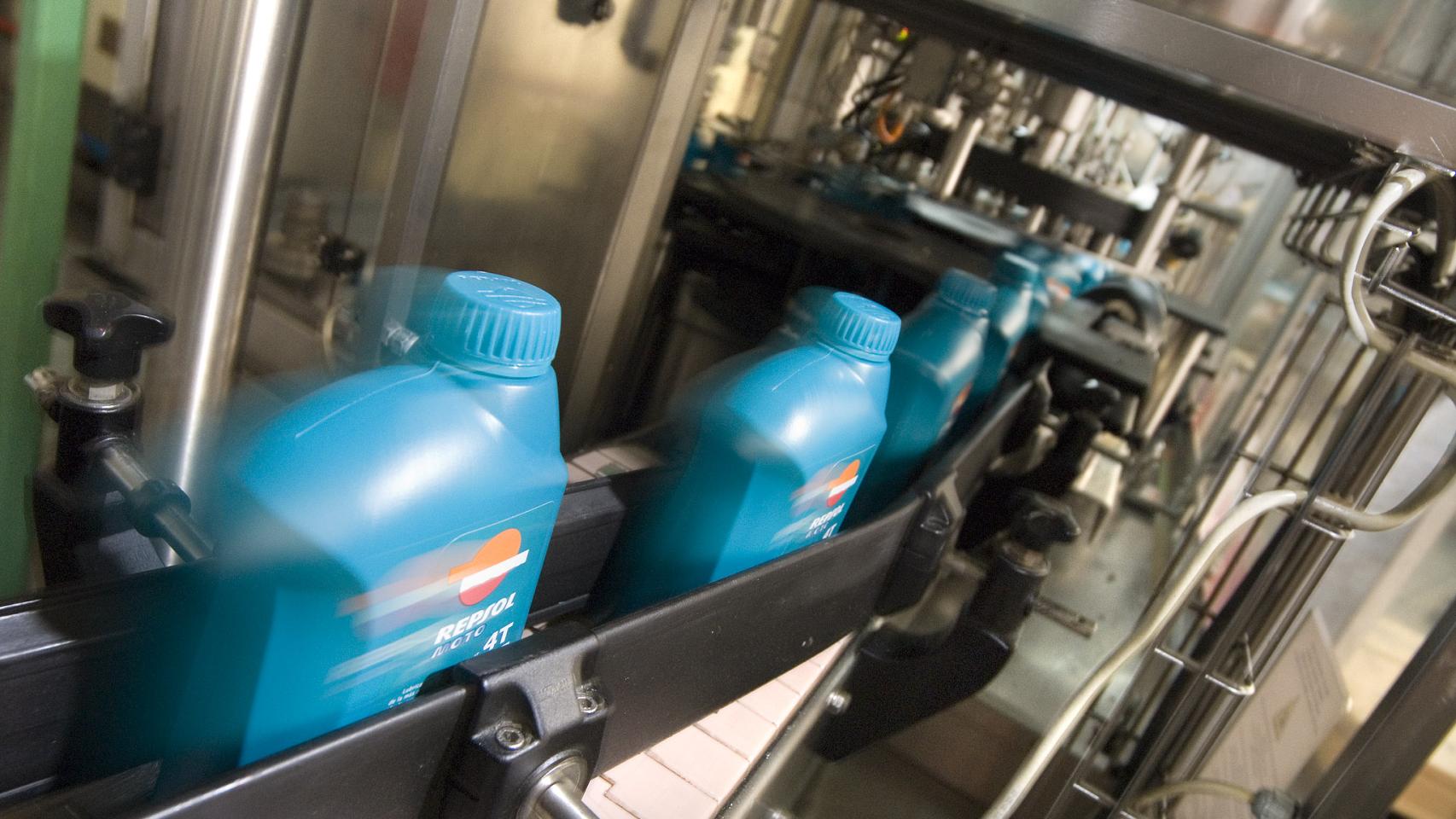 Línea de embasado de Repsol en Puertollano