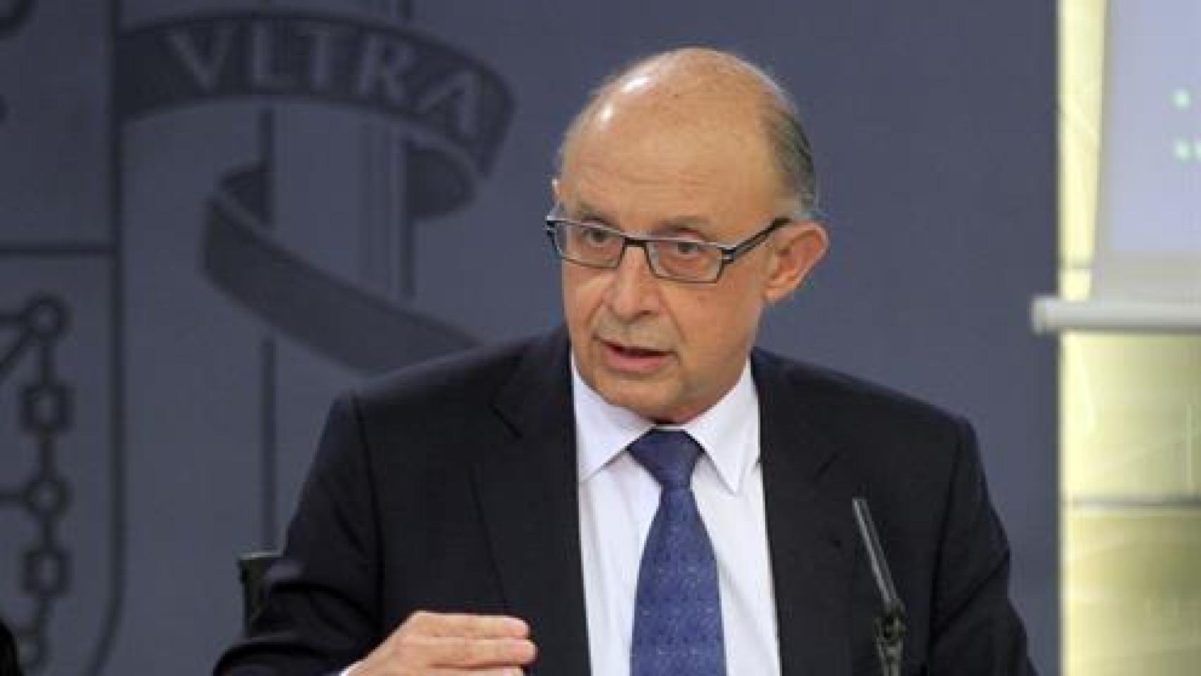 El Ministro de Hacienda, Cristobal Montoro.