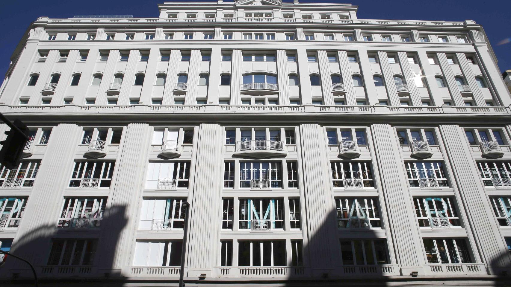 Exterior de la tienda de Primark en Gran Vía 32, Madrid