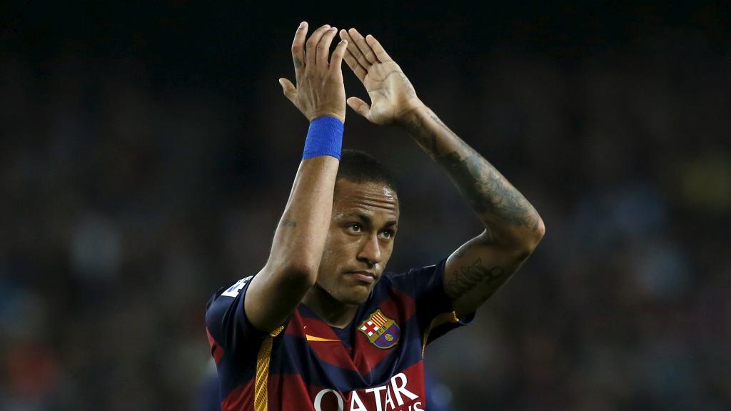 Neymar se despide del Camp Nou frente al Rayo Vallecano.