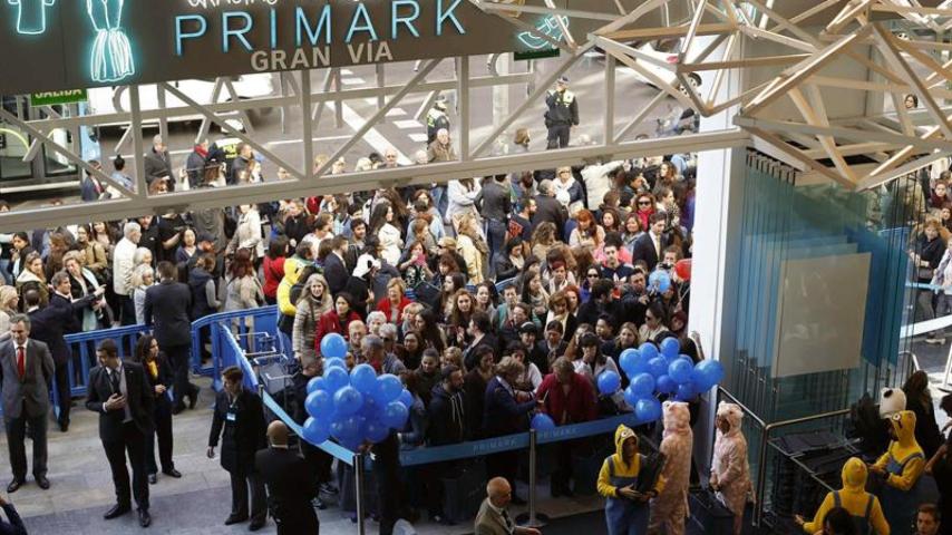 Apertura de Primark en la Gran Vía de Madrid.