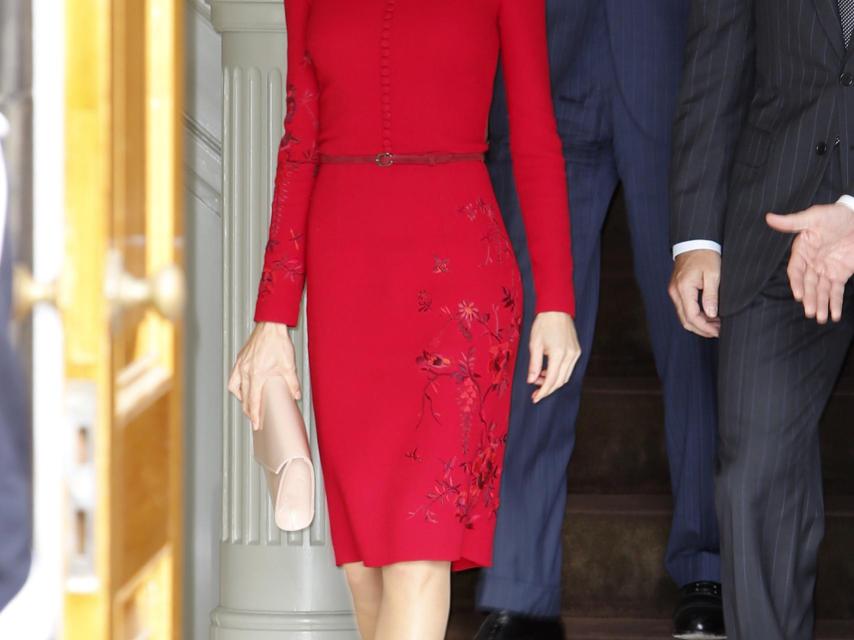 Doña Letizia en octubre de 2014 en Holanda