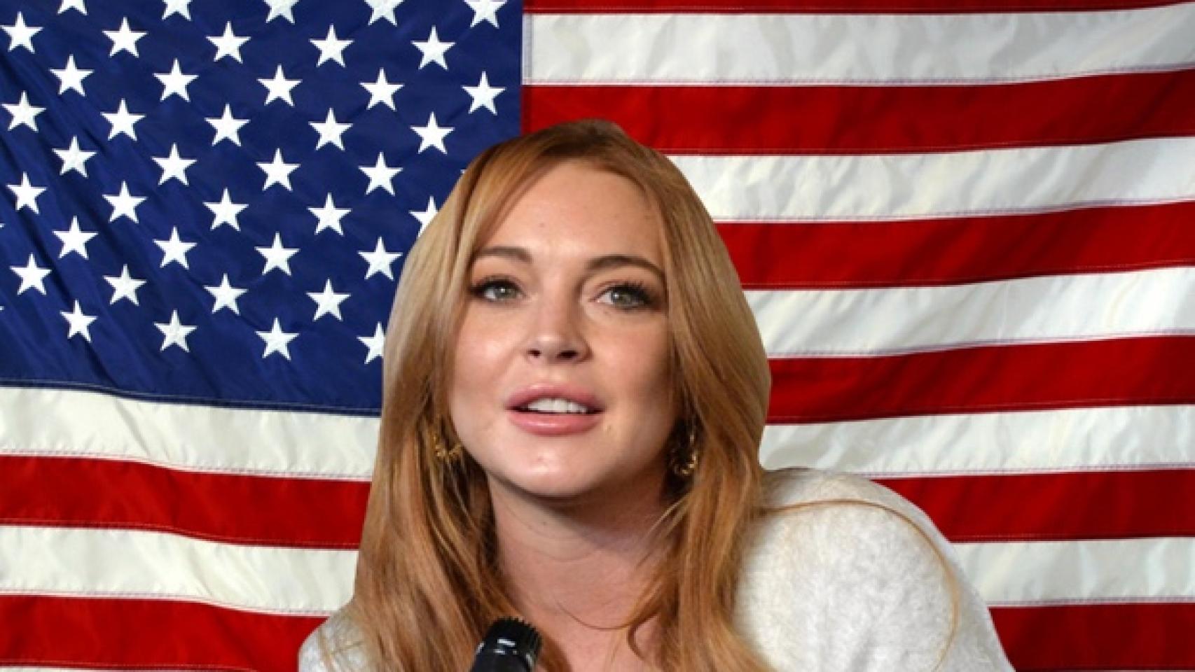 Lindsay Lohan bromea con entrar en política