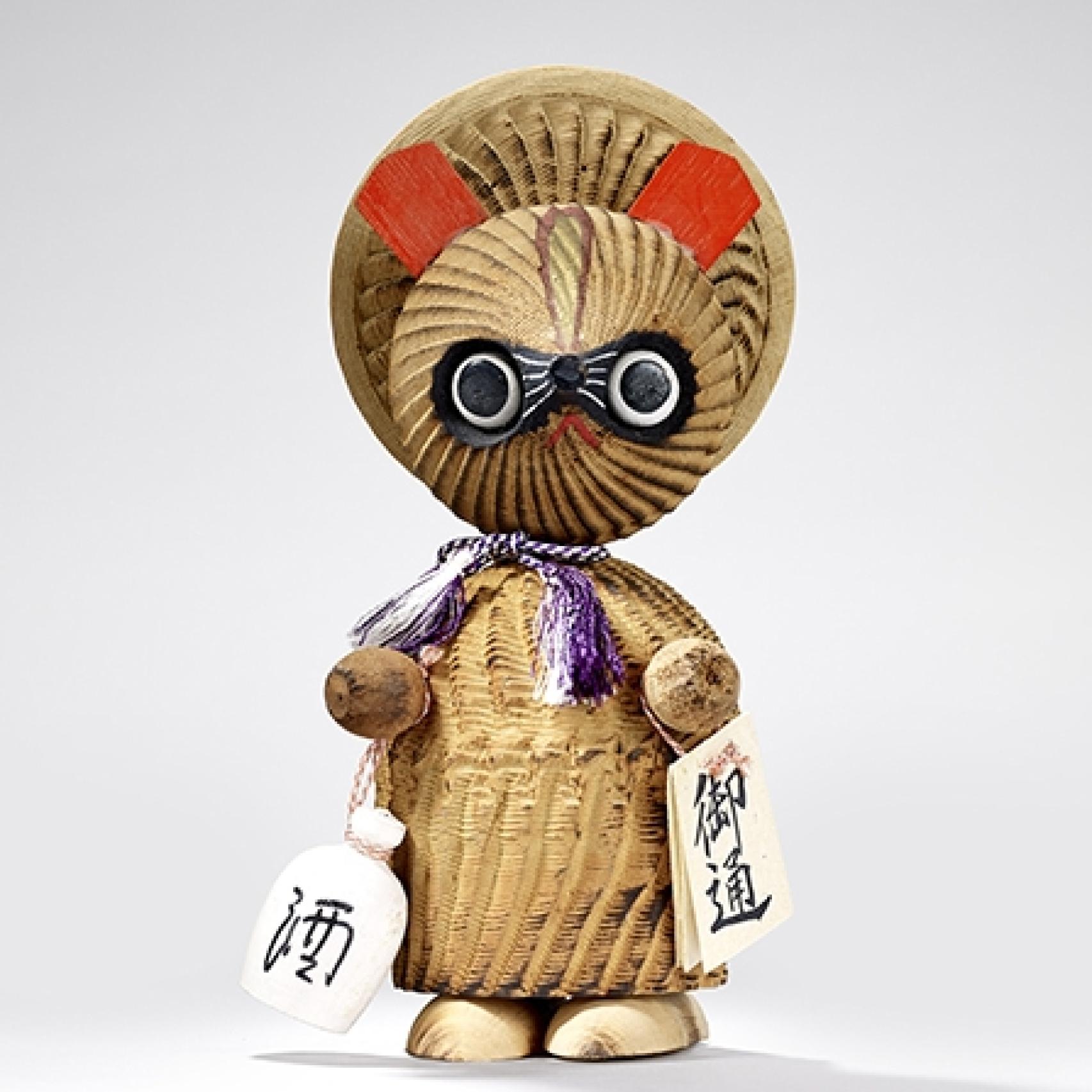 Tanuki, una figura mitológica de Japón.