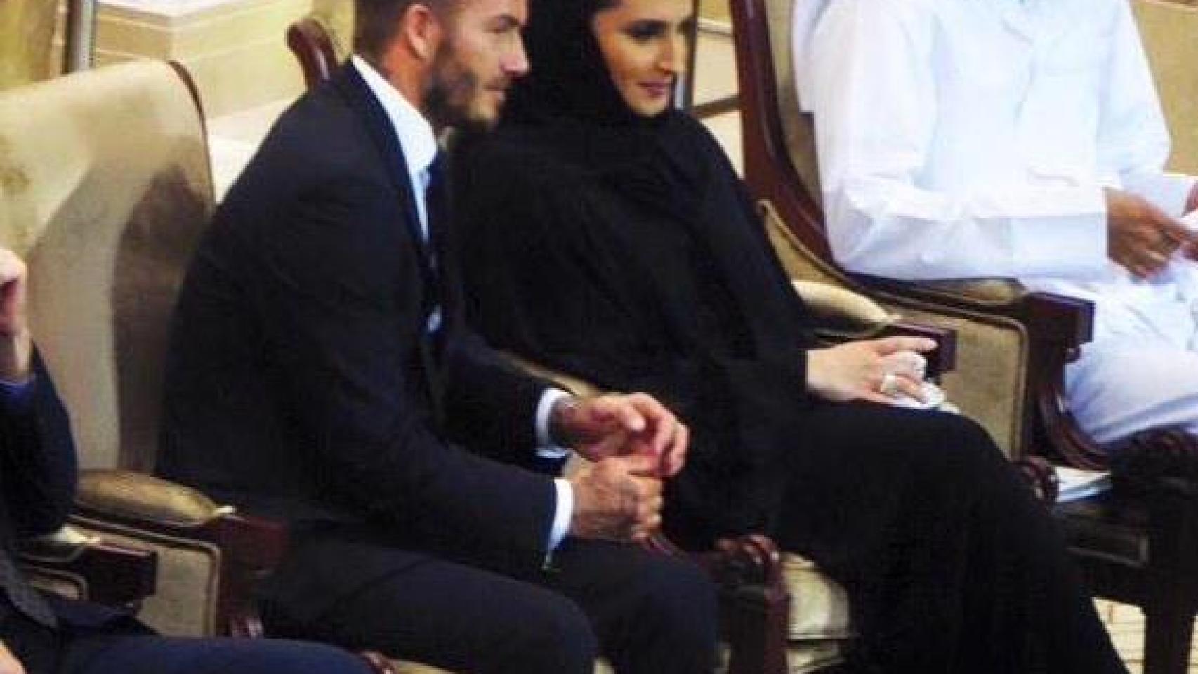 La princesa de Catar Sheikka Al-Mayassa