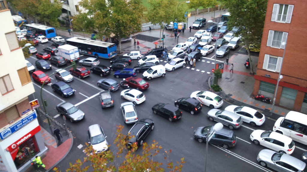 Imagen del cruce de Capitán Haya con Bravo Murillo.