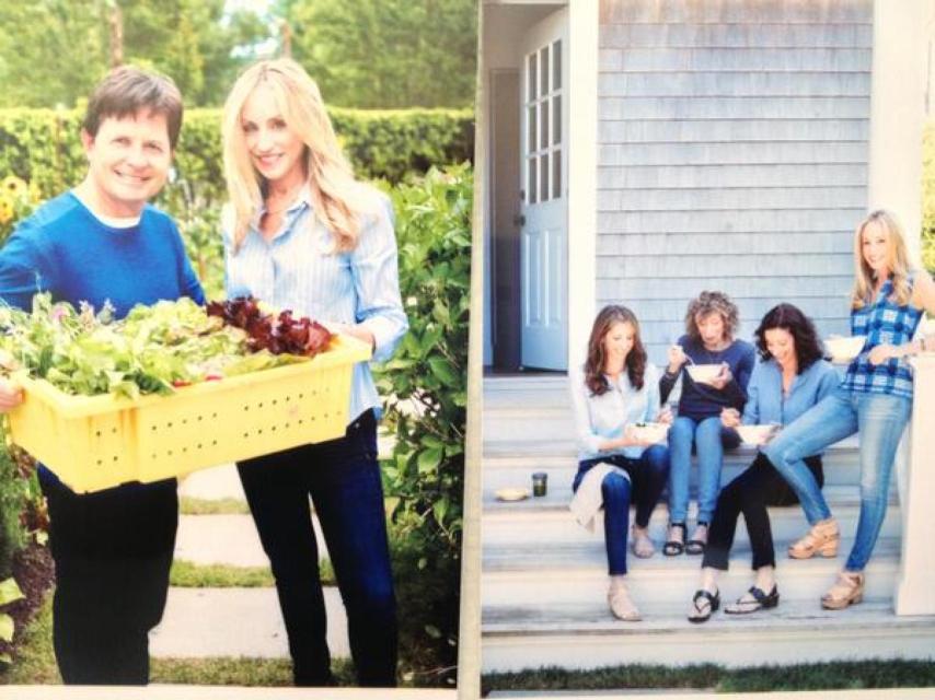 Michael con su familia