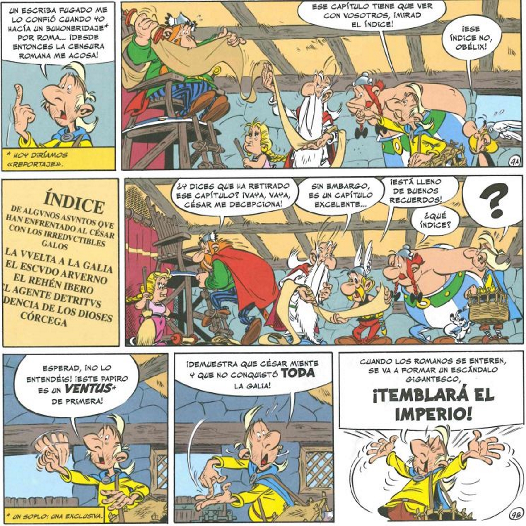 La aparición del doble de Assange./ SALVAT