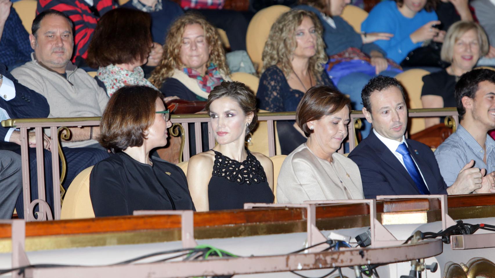 La Reina en el homenaje a Coppola en el Teatro Jovellanos