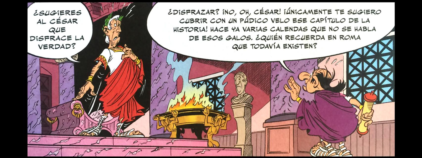 El asesor del César le aconseja a suavizar la verdad.