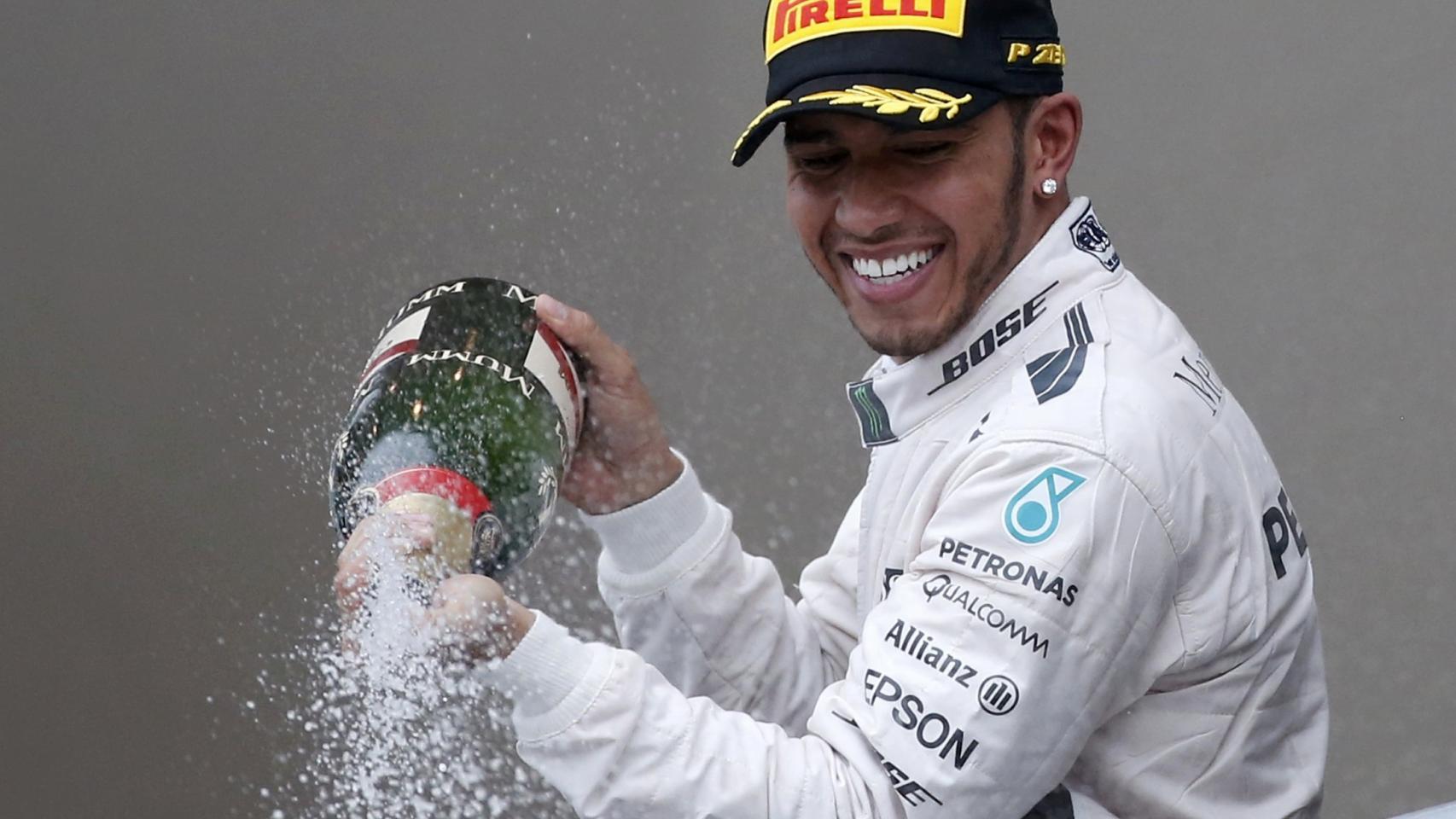 El inglés celebra el triunfo en Austin.