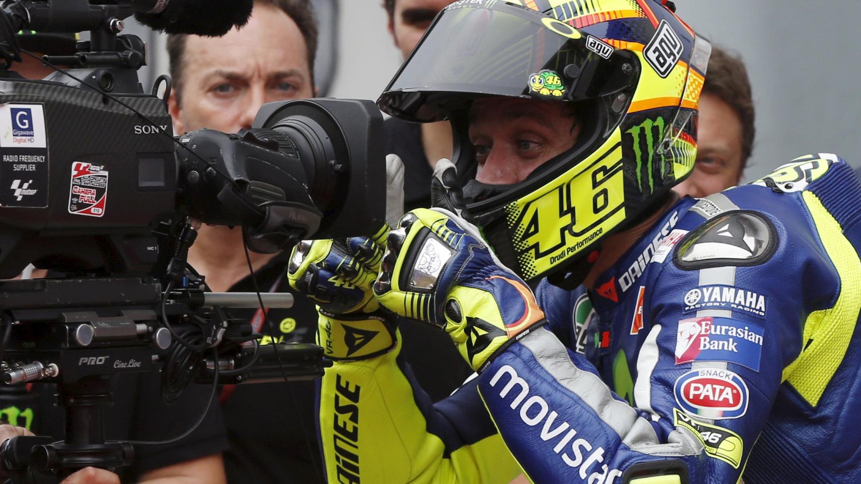 Valentino Rossi después de la carrera de Sepang / Reuters