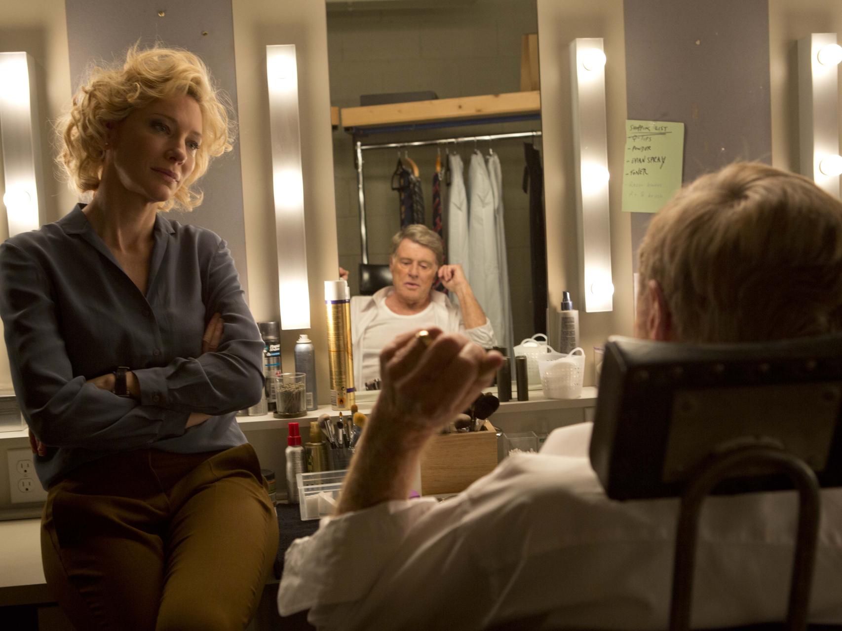 Cate Blanchet (Mapes) y Robert Redford (Rather), en el filme