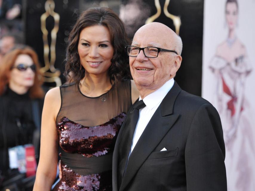 Murdoch y Wendi Deng, su última e infiel esposa