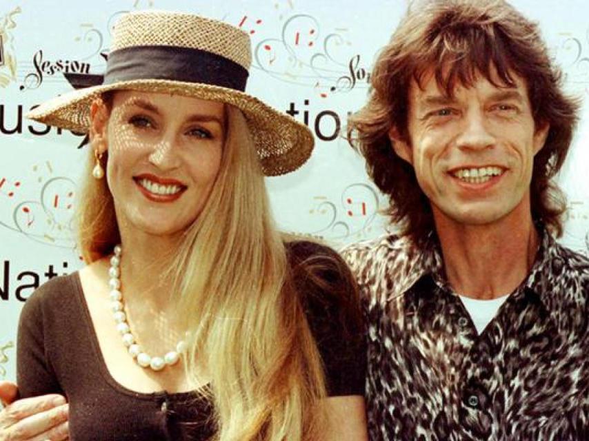 Mick Jagger y Jerry estuvieron nueve años casados