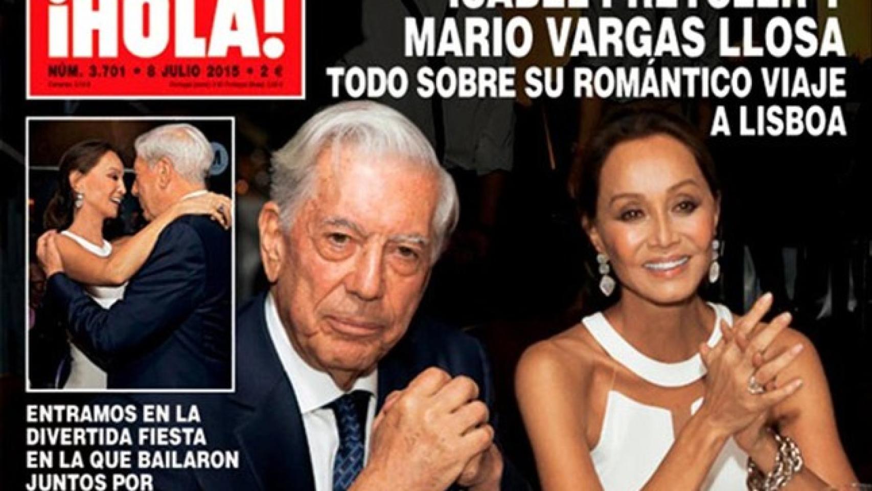 Una de las varias portadas que ha generado el romance del Nobel y la reina de corazones