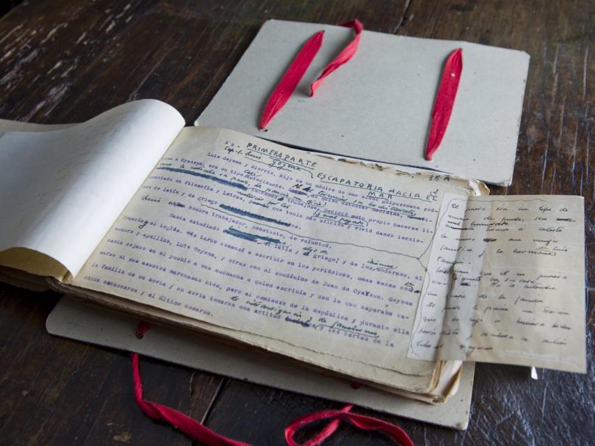 La primera parte del manuscrito.