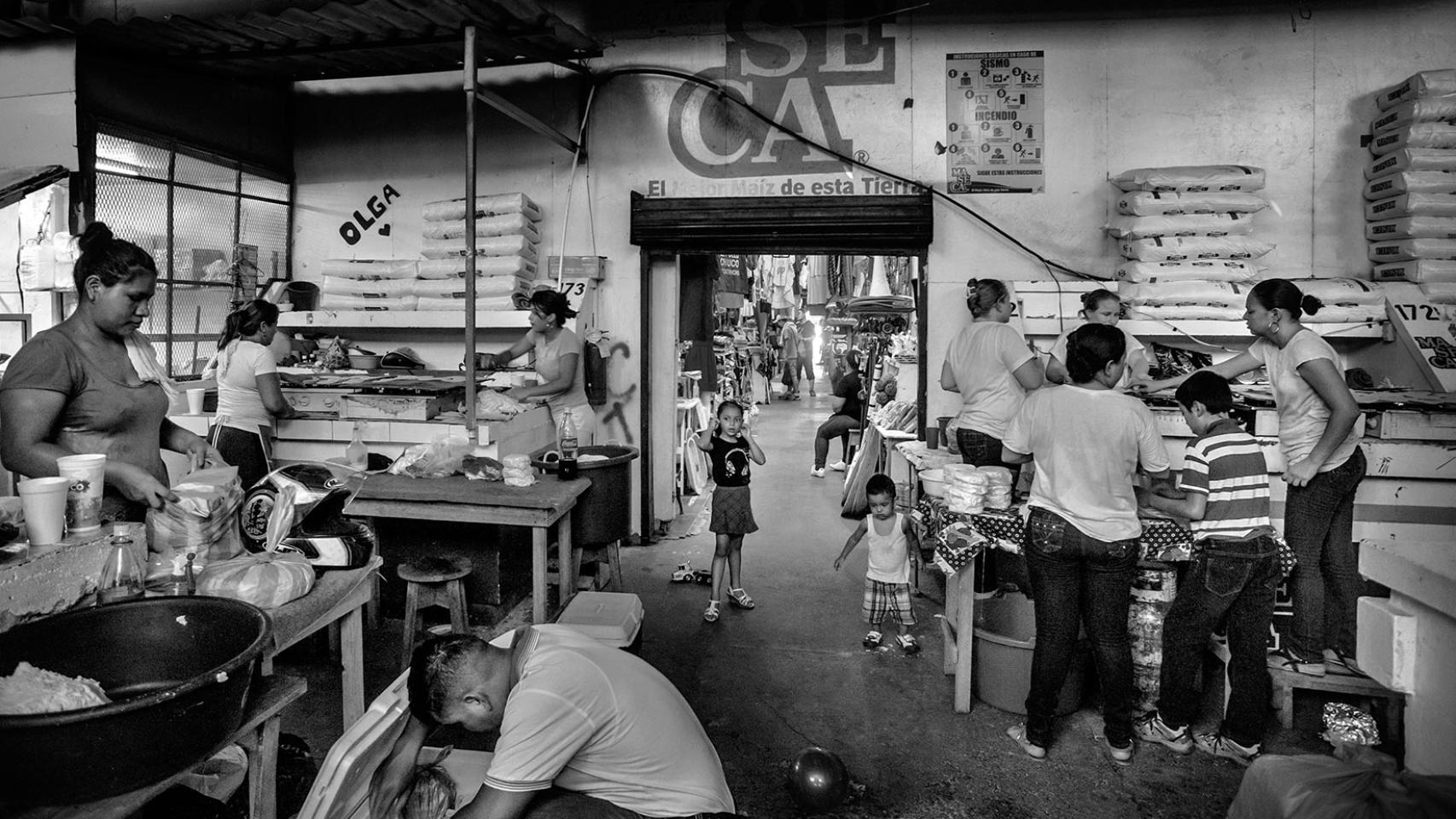 Mercado de Guamilito.