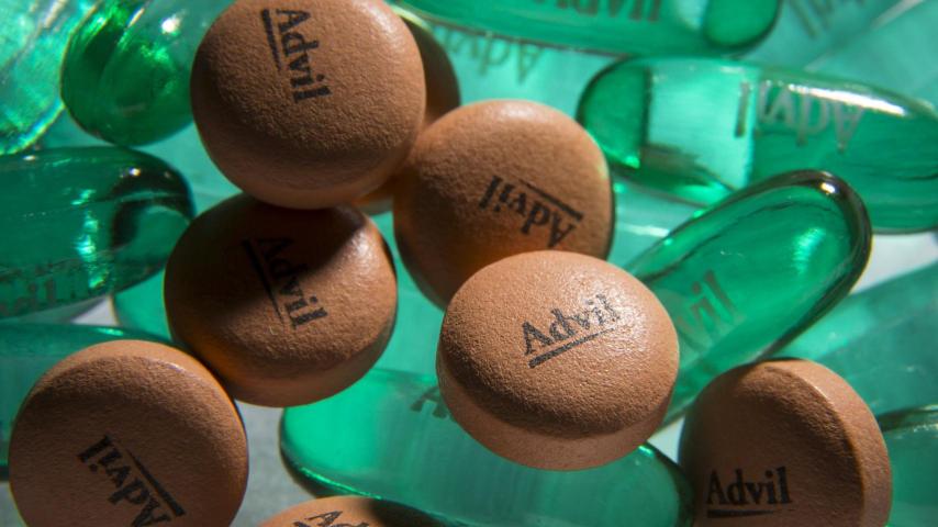 Píldoras de Advil, marca de Pfizer