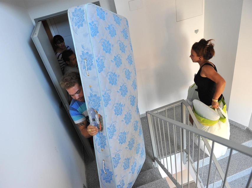 Inquilinos ocupan un inmueble en Terrassa.