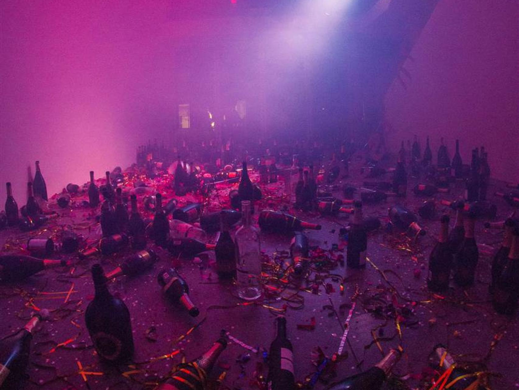 Vista de la instalación en el Museo de Bolzano (Italia).