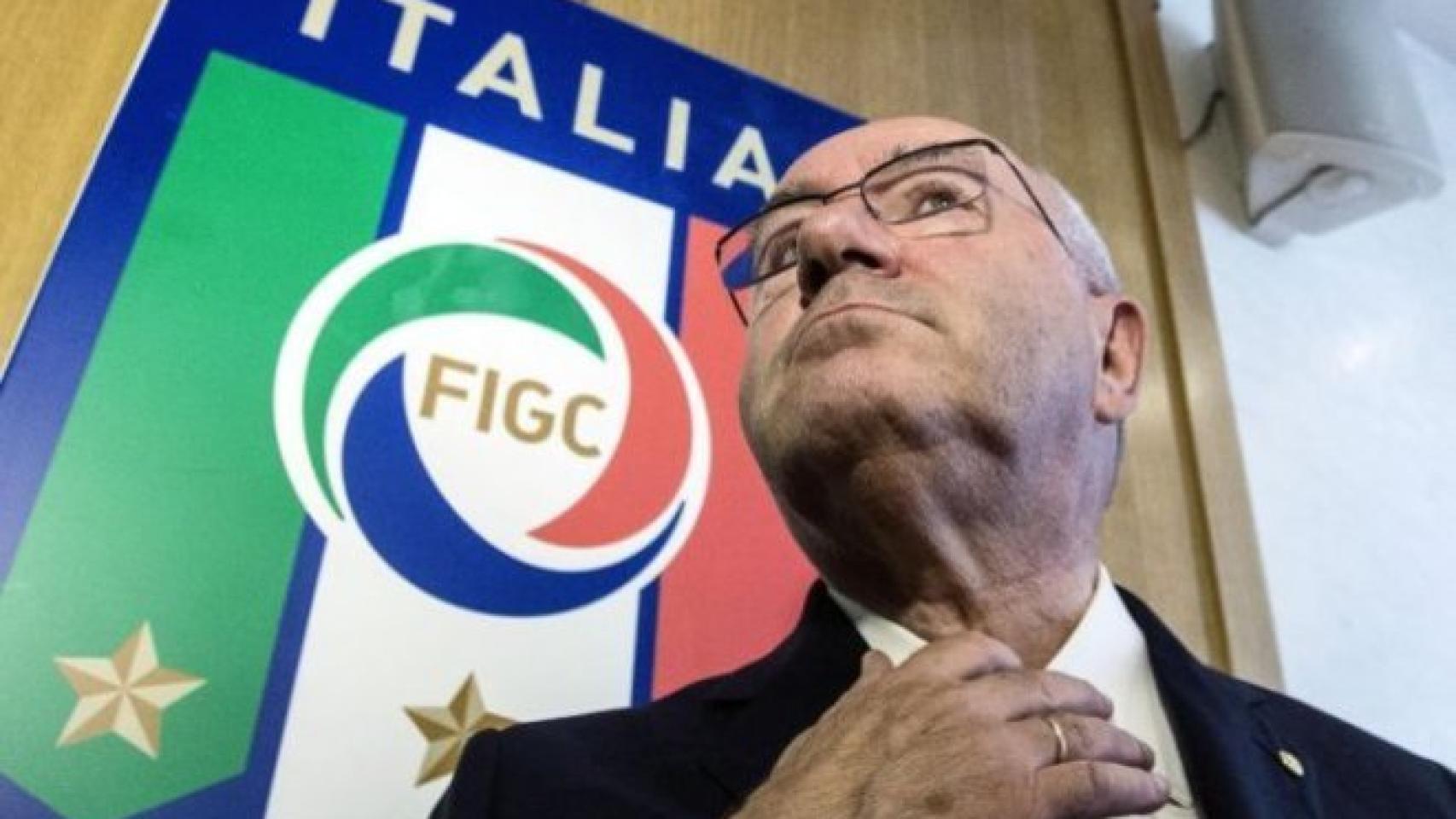 Carlo Tavecchio, presidente de la Federación Italiana de fútbol. / EFE