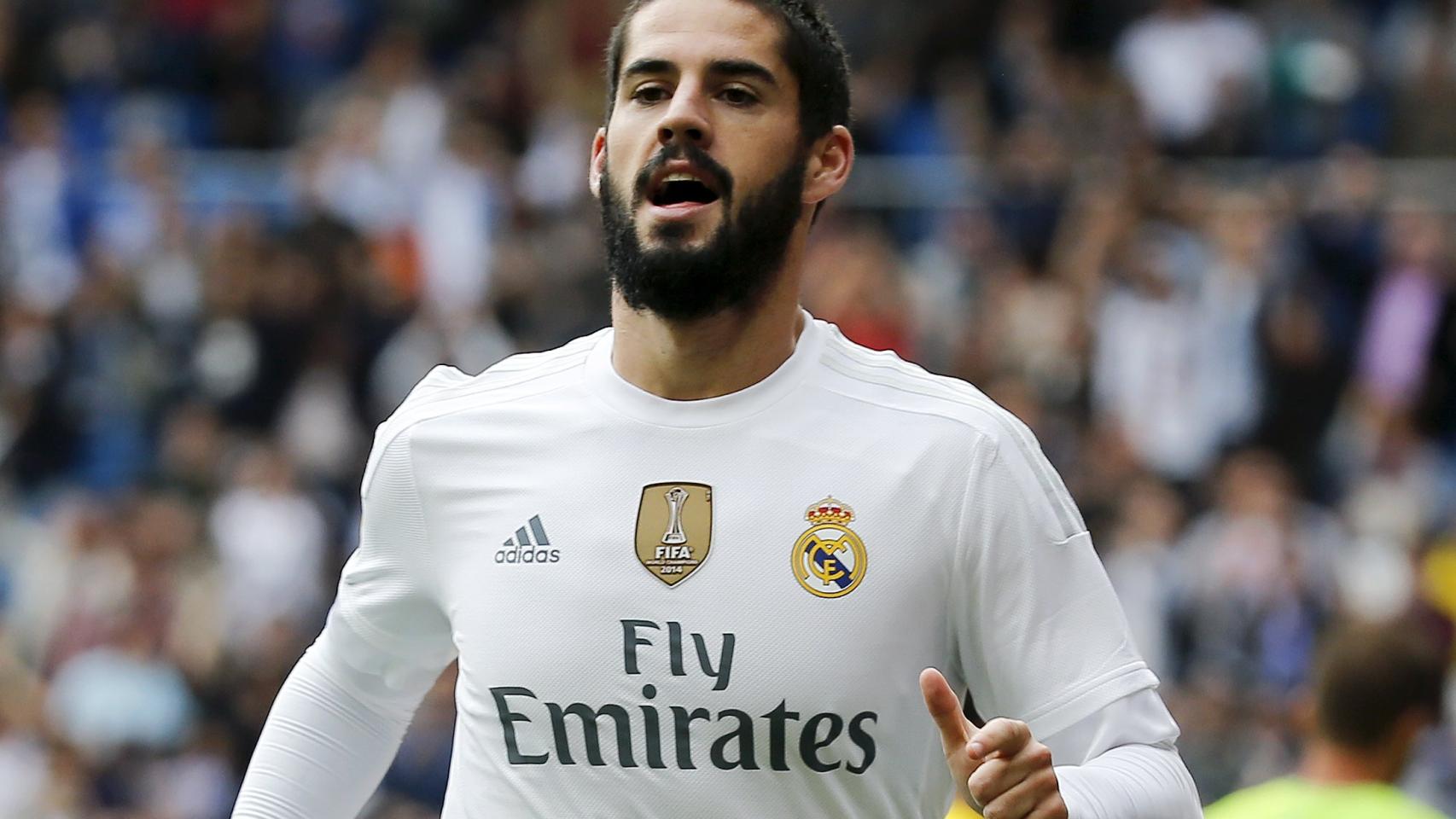 Isco celebra su gol ante Las Palmas.