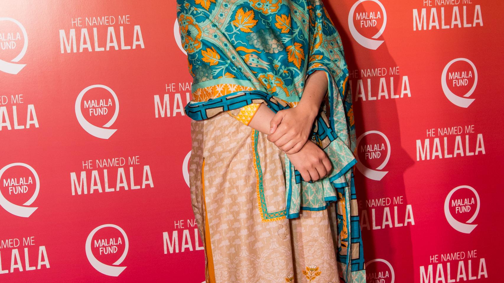 Malala en la presentación de su documental en Londres