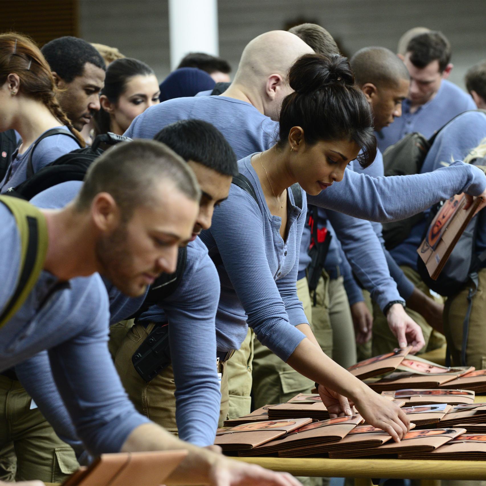 Algunos de los actores de 'Quantico'.