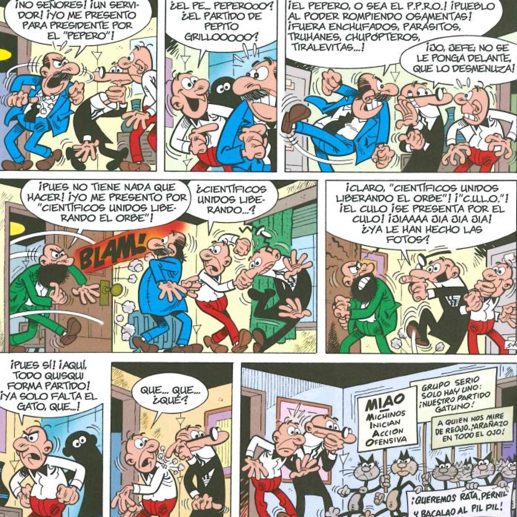 La T.I.A. se llena de partidos políticos.