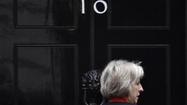 La primera ministra británica, Theresa May
