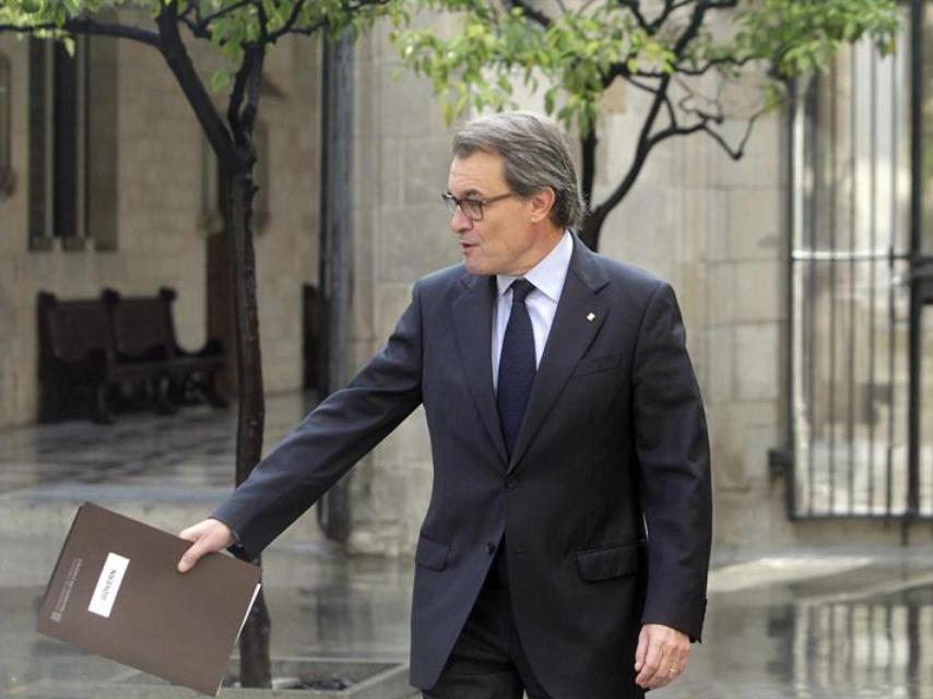 Mas defendió en octubre el sistema de contratación de la Generalitat.