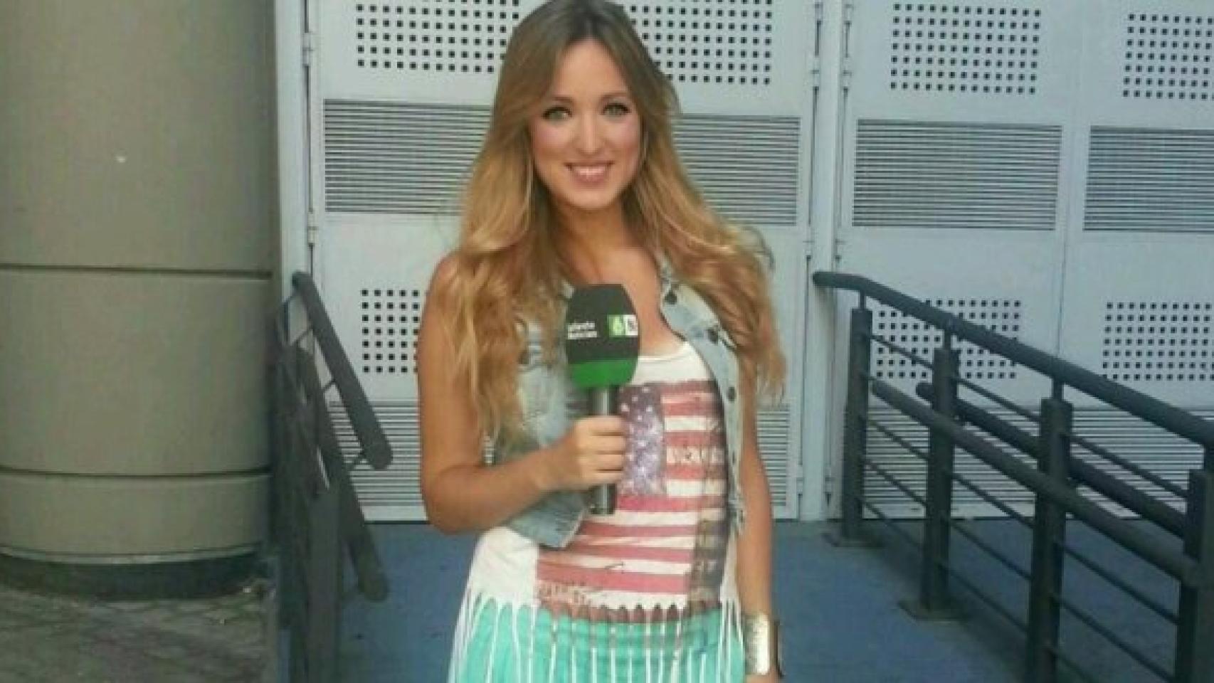 Marta Riesco, la reportera, con quién se rumoreo tuvo un 'affair' el año pasado.