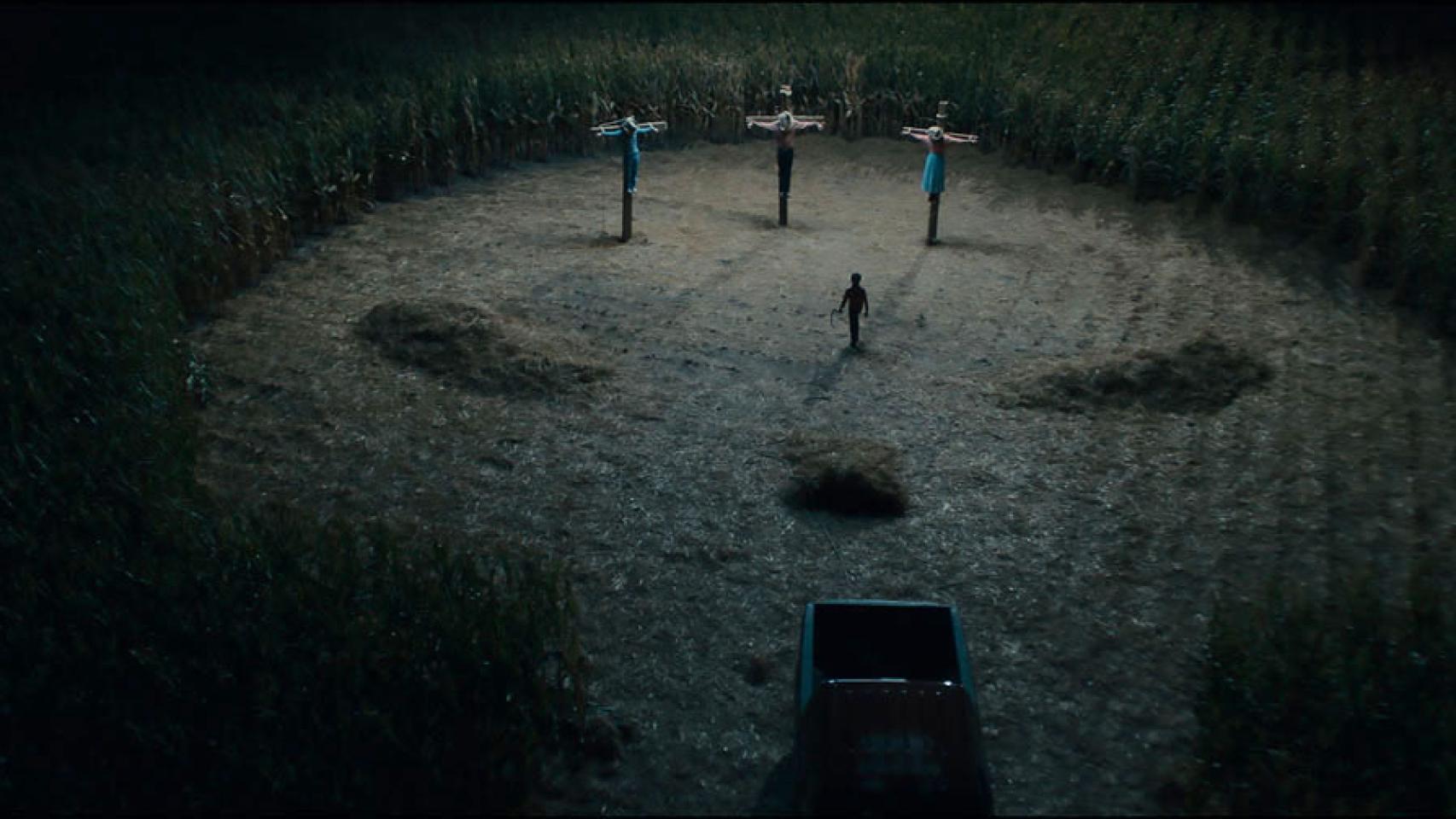 Es una película de terror dosificado.