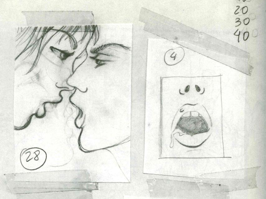 Uno de los bocetos del volumen