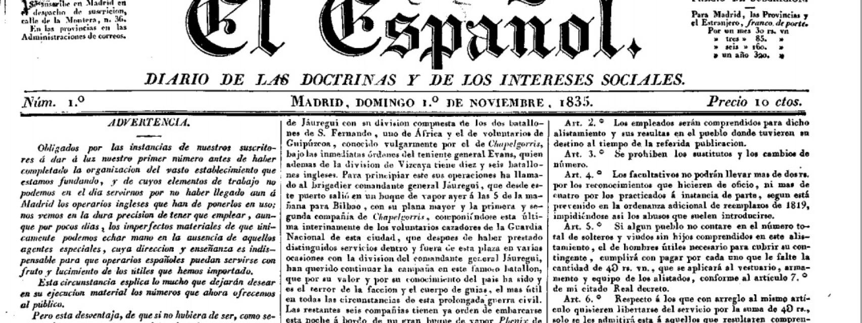 Cabecera El Español de Borrego