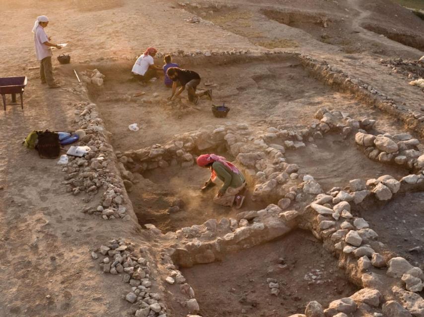 Una de las excavaciones de Miquel Molist en Siria.