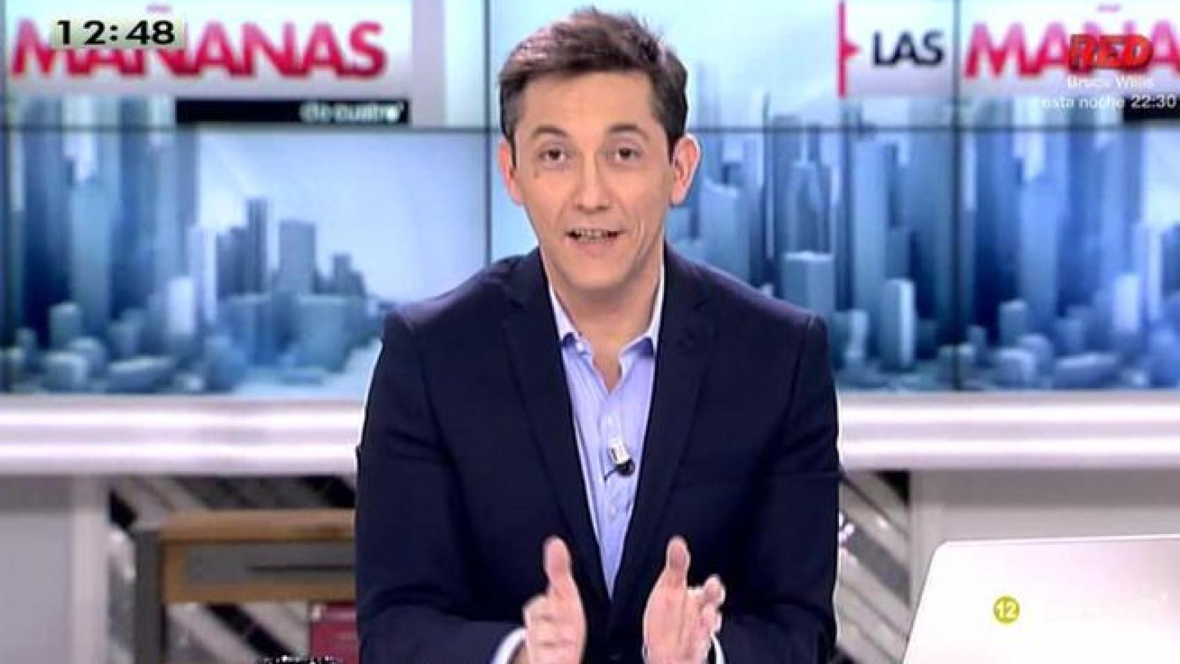 Javier Ruiz es el rostro matinal de 'Las Mañanas' de Cuatro