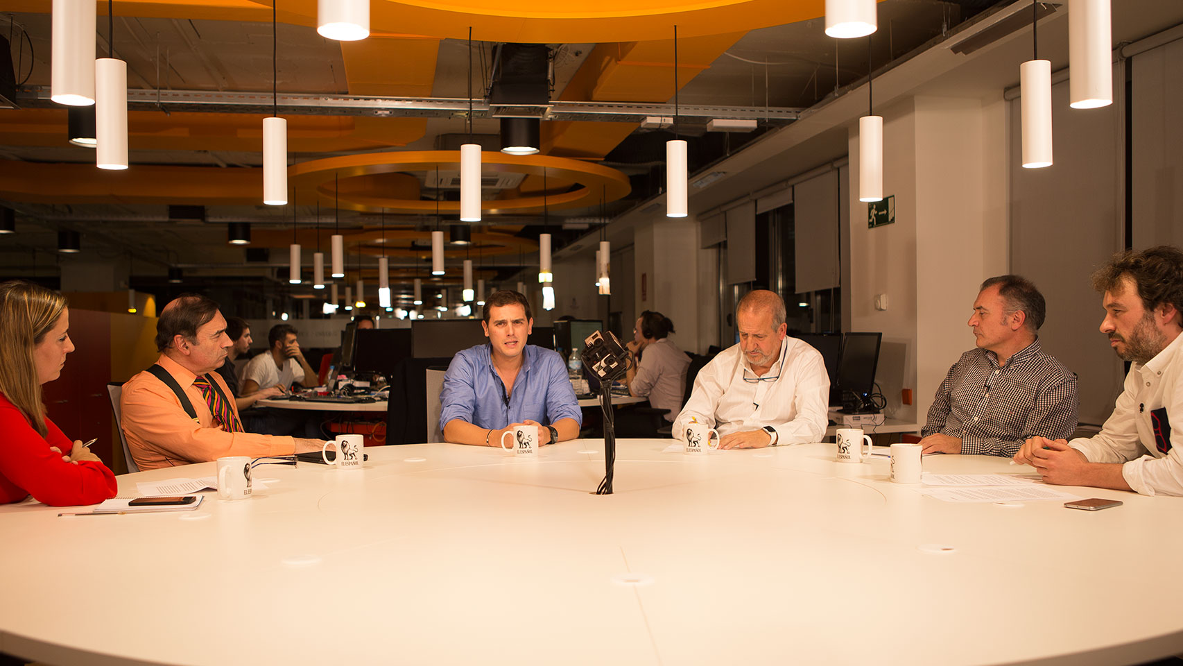 Un momento de la entrevista celebrada en EL ESPAÑOL.