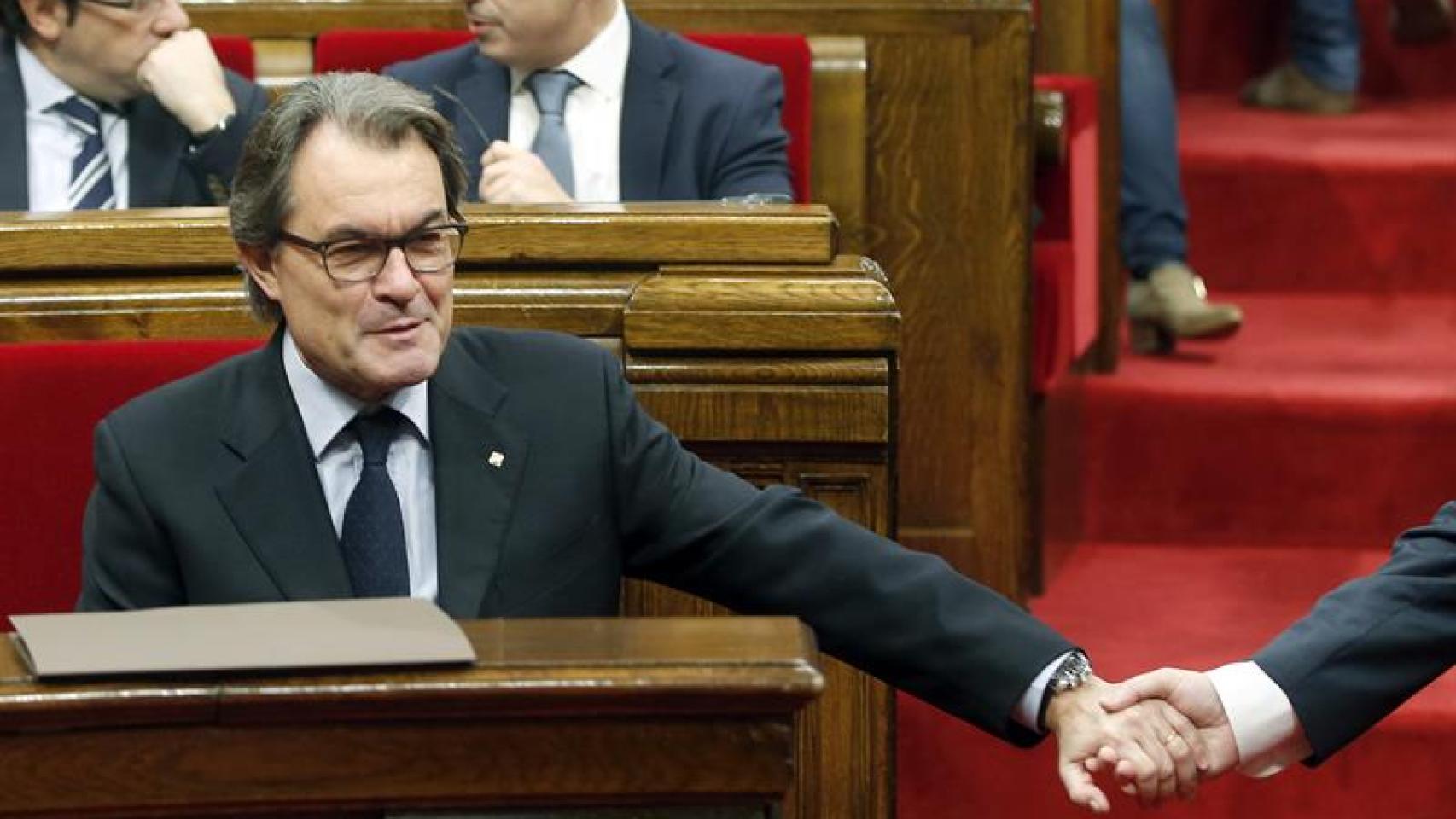 Artur Mas en el Parlament