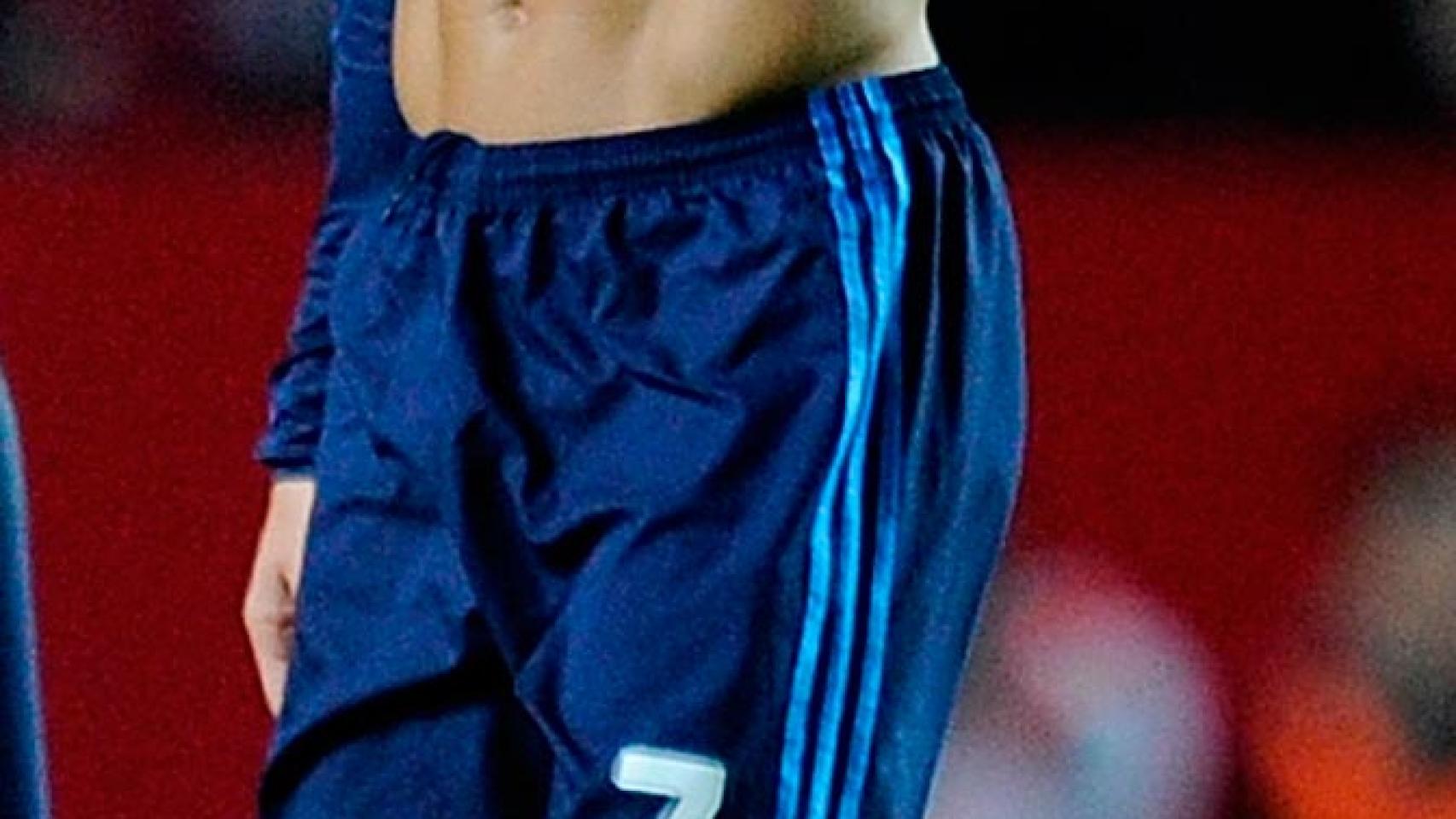 Ronaldo, durante el encuentro frente al Sevilla.