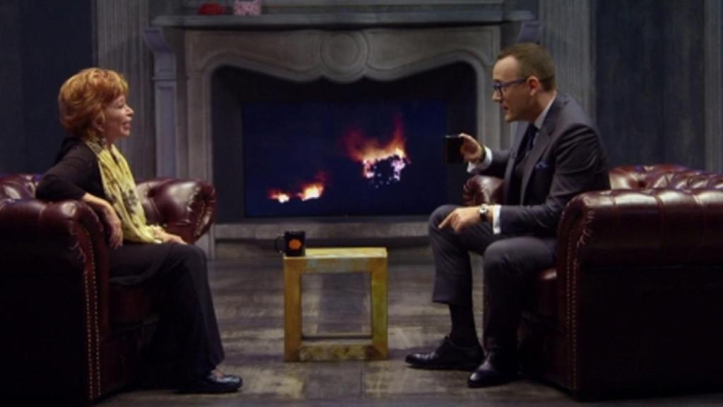 Isabel Allende y Risto Mejide en 'Al rincón'