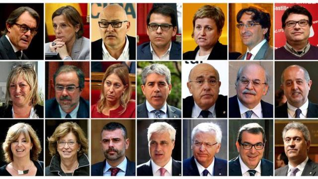 Los 21 cargos apercibidos de responsabilidad penal por el TC.