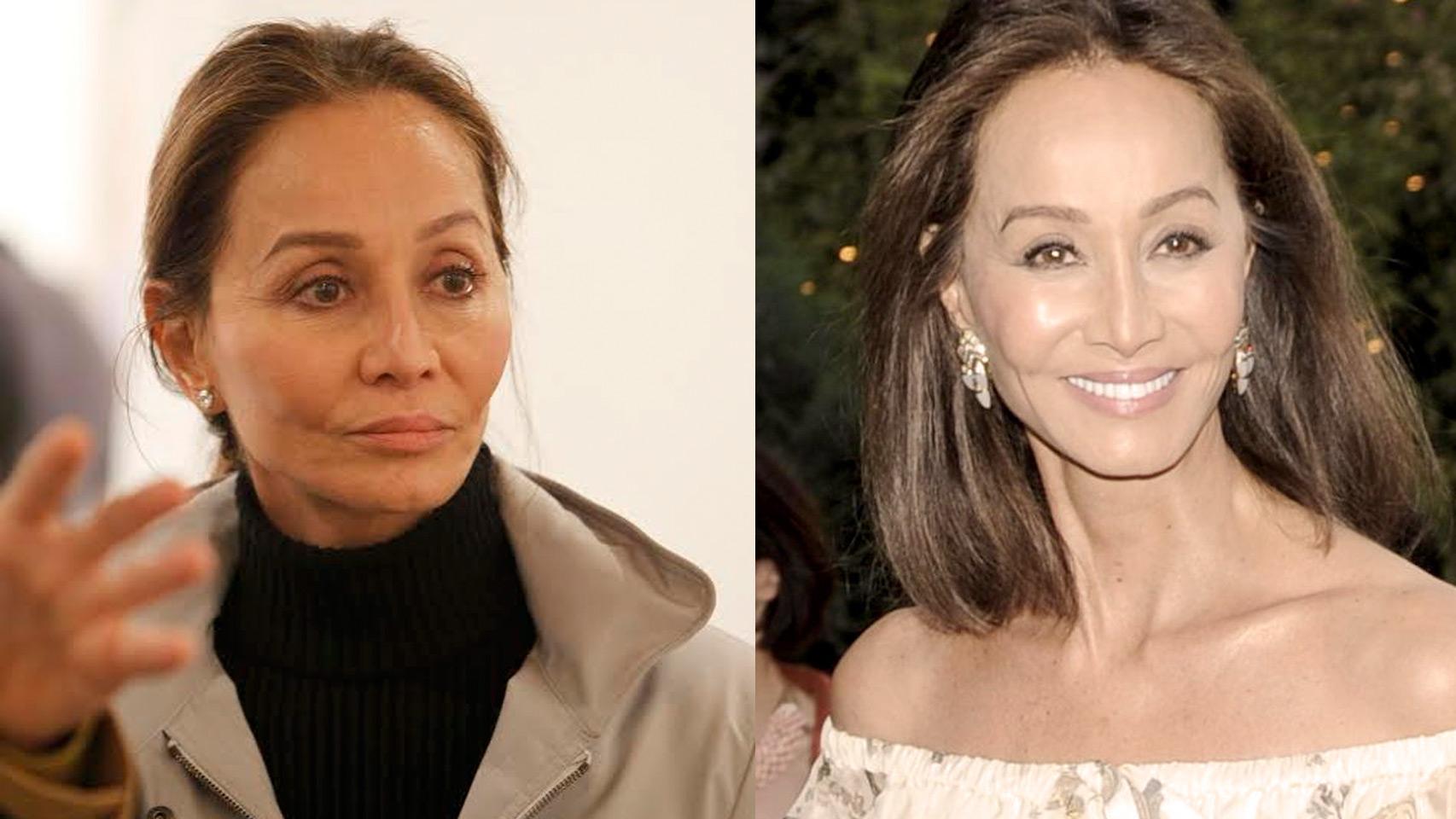 Preysler maquillada y natural