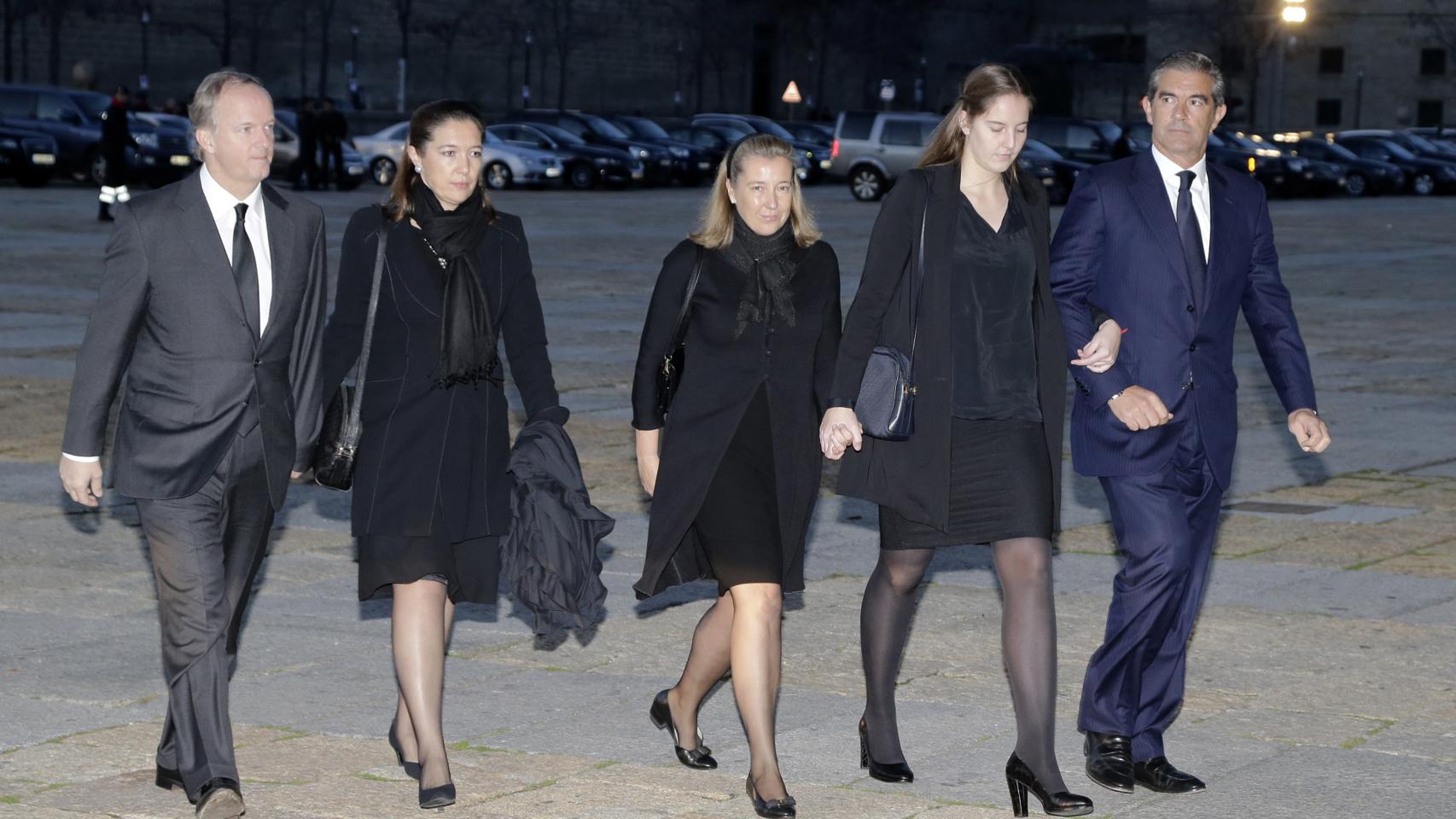 María Paloma, Simeón de Habsbur, Cristina Dos-Sicilias y Pedro Quesada