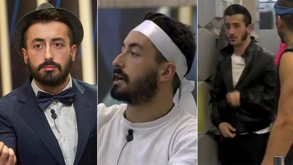 Aritz, a lo largo de su paso por 'GH 16'.