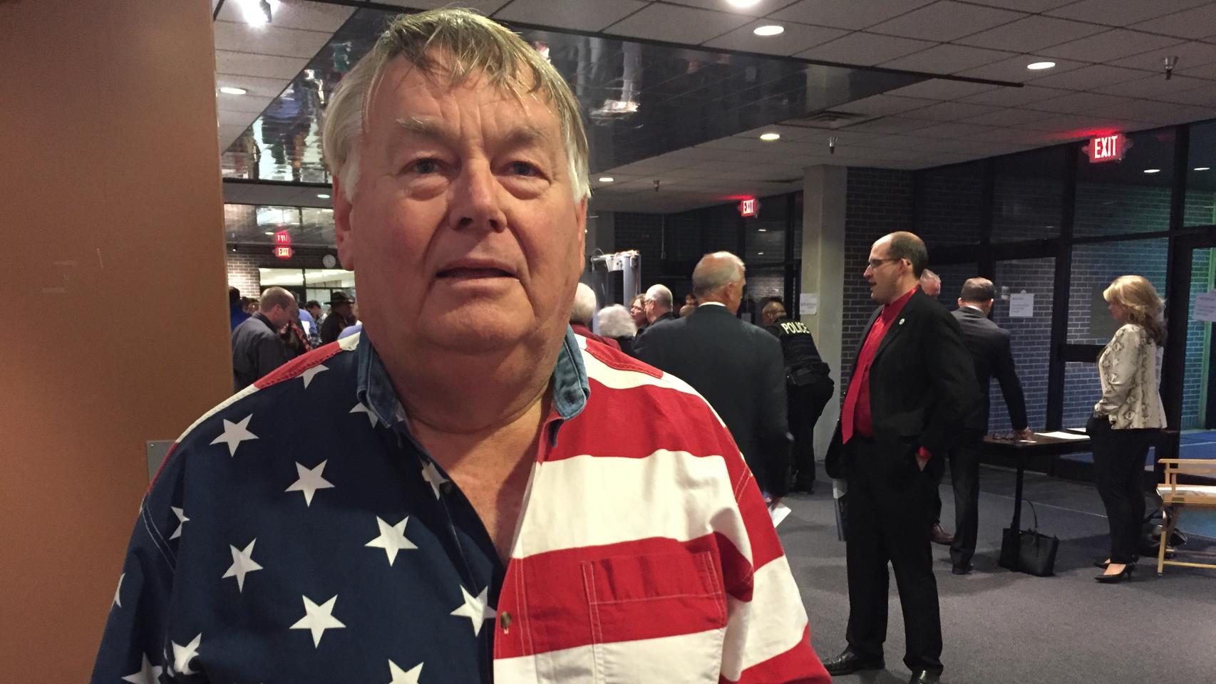 Darwin Edwards, seguidor de Trump.