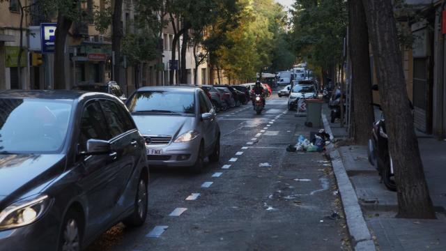 Zona azul despejada a las 9.30 de la mañana