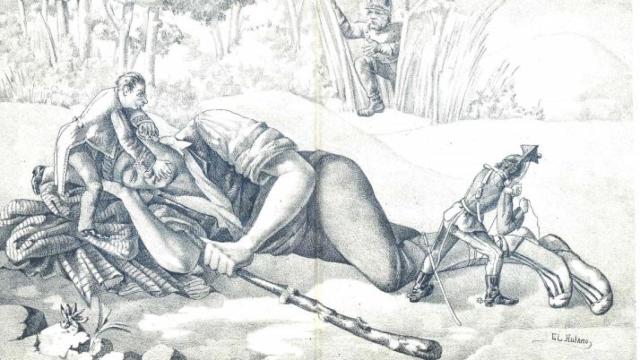 Alegoría de la crisis de las Carolinas.